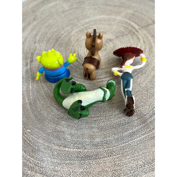 Disney Pixar Toy Story Alien, Jessie, Rex, Bullseye Topper Figures - Picture 2 of 3